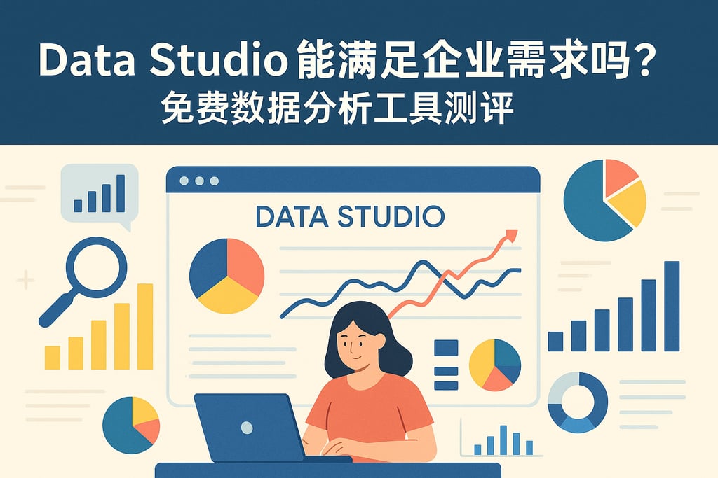 Data Studio能满足企业需求吗？免费数据分析工具测评